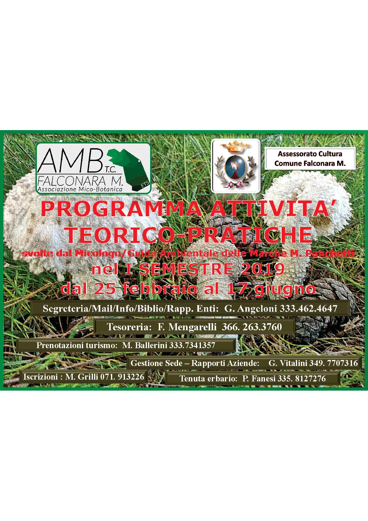 Immagine di copertina per Associazione Mico-Botanica, il programma delle attività teorico pratiche