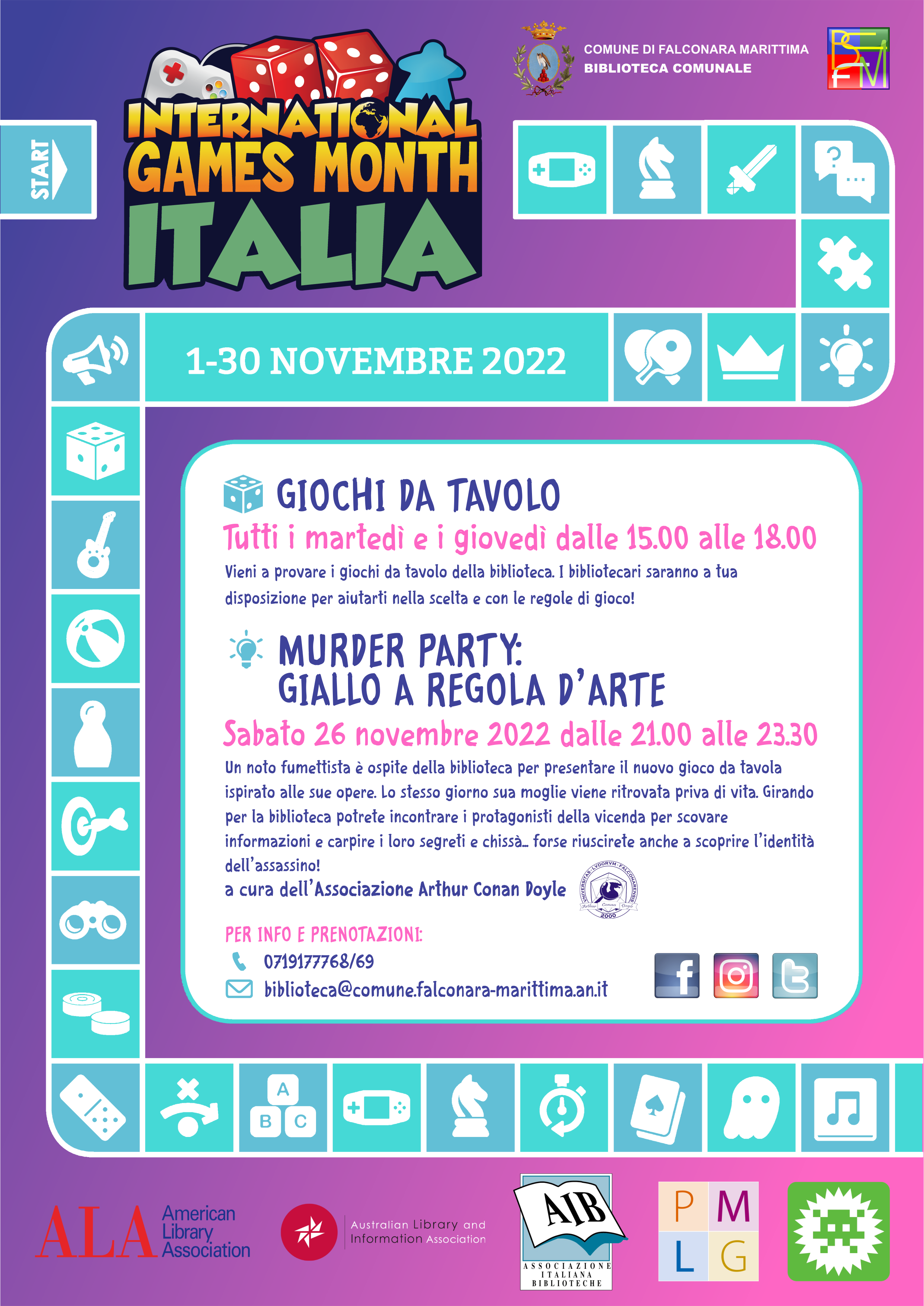 Immagine di copertina per International Games Month @your library 2022