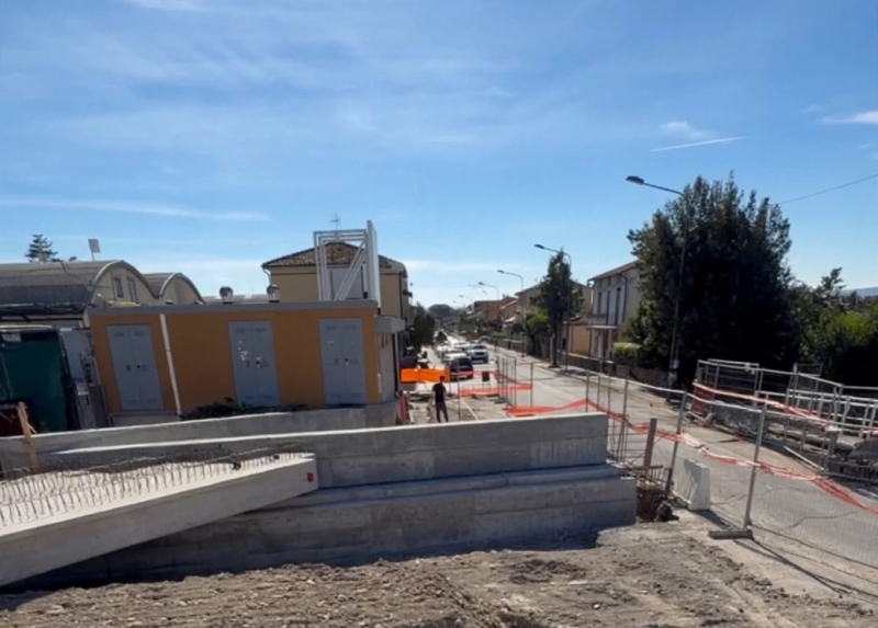 Il punto sui lavori di costruzione del ponte sul Corniaccia in via Cerrini