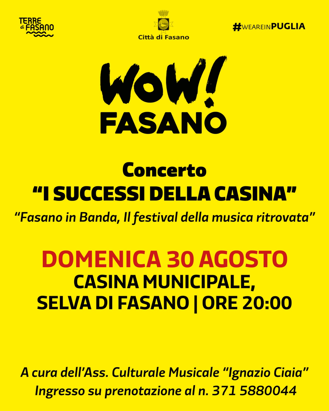 Concerto �I SUCCESSI DELLA CASINA�